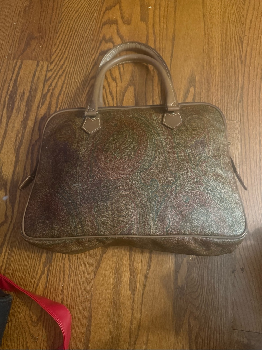 ETRO  Brown Paisley Briefcase - luxury vintage - Picture 11 of 13
